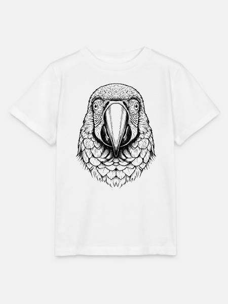 Ara Papagei - Stanley/Stella Kinder T-Shirt MINI CREATOR - Weiß