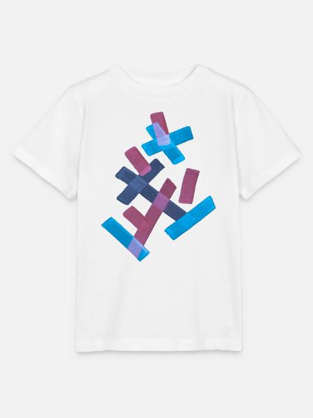 Muster - Modern & Bunt - Stanley/Stella Kinder T-Shirt MINI CREATOR  - Weiß