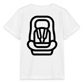 siège auto bébé - T-shirt bio MINI CREATOR Stanley/Stella Enfant - blanc - Devant - Maike (125cm)