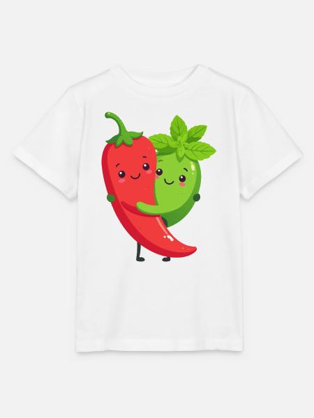 Kuschelige Chilli Minze Freunde - Stanley/Stella Kinder T-Shirt MINI CREATOR - Weiß