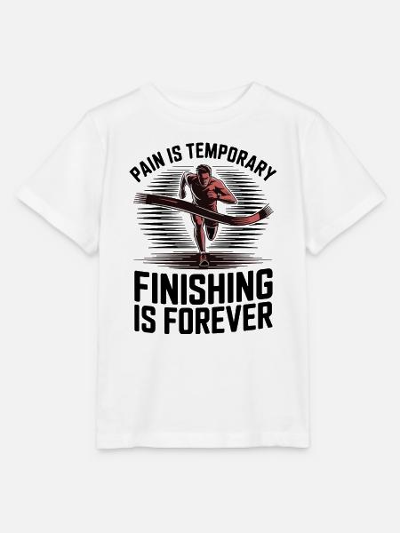 Finish Line Motivation Läufer - Stanley/Stella Kinder T-Shirt MINI CREATOR - Weiß