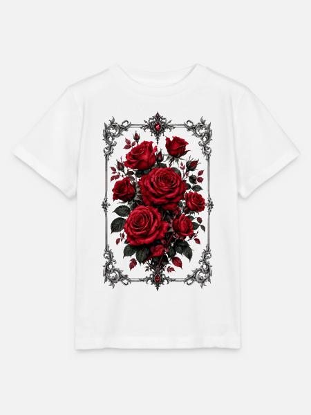 Rosen, Rote Rosen, Rose & Blumen - Stanley/Stella Kinder T-Shirt MINI CREATOR - Weiß