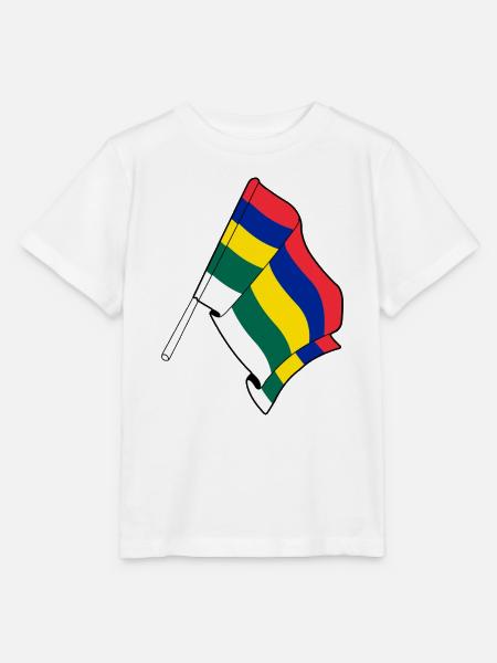 Terschelling-Flagge – Inselstolz - Stanley/Stella Kinder T-Shirt MINI CREATOR  - Weiß
