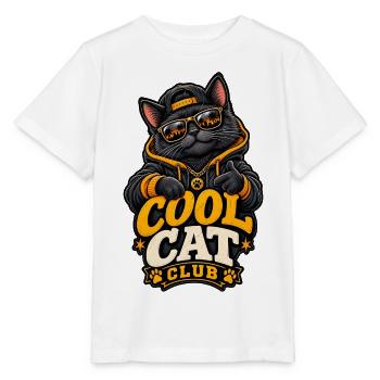 Cool Cat Club Streetwear Kitten - Stanley/Stella MINI CREATOR Kids’ T-Shirt - white - Front - Maike (125cm)