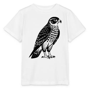 Rothaartiger Falke - Stanley/Stella Kinder T-Shirt MINI CREATOR  - Weiß - Vorne - Maike (125cm)