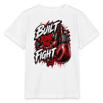 Gebaut für den Kampf - Stanley/Stella Kinder T-Shirt MINI CREATOR  - Weiß - Vorne - Maike (125cm)