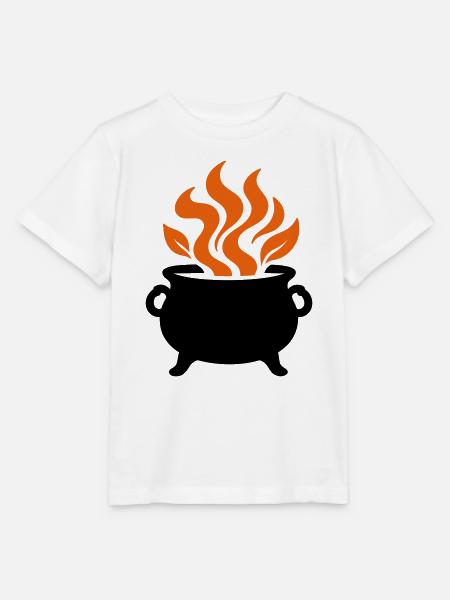 Hexenkessel Zaubertrank Logo - Stanley/Stella Kinder T-Shirt MINI CREATOR - Weiß