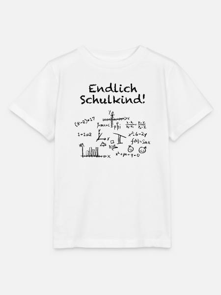 Endlich Schulkind - Stanley/Stella Kinder T-Shirt MINI CREATOR  - Weiß