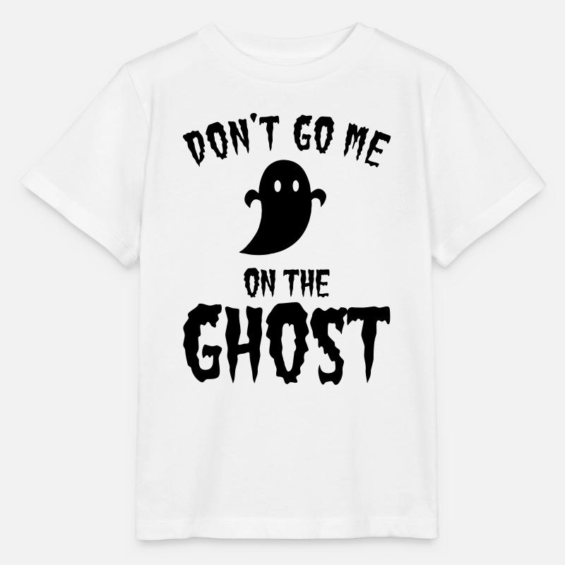 Don't go me on the ghost - Stanley/Stella Kinder T-Shirt MINI CREATOR  - Weiß