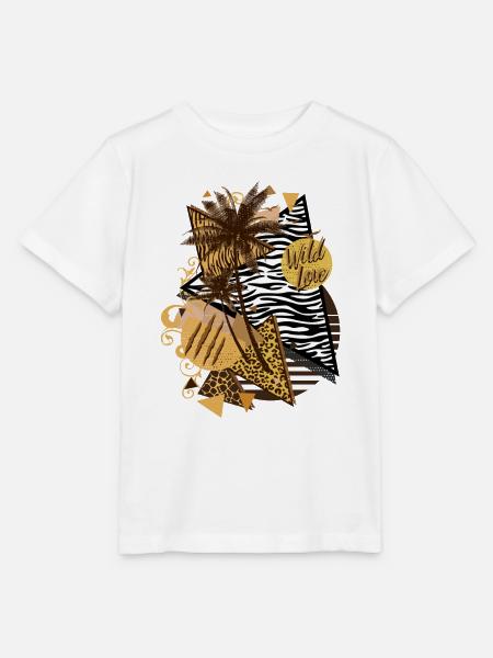 Wild Love 02 - Stanley/Stella Kinder T-Shirt MINI CREATOR - Weiß