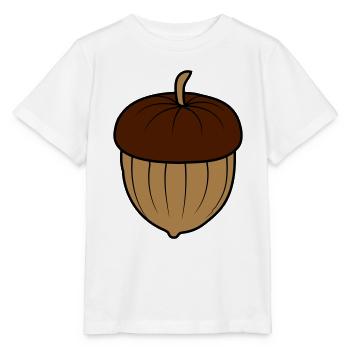 Eichel Nuss Design - Stanley/Stella Kinder T-Shirt MINI CREATOR  - Weiß - Vorne - Maike (125cm)