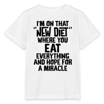 NEW DIET - Stanley/Stella MINI CREATOR Kids’ T-Shirt - white - Front - Maike (125cm)