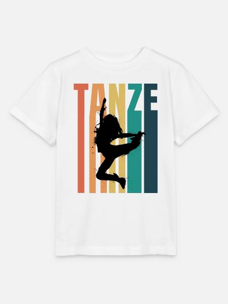 Dancing Dance Music - Stanley/Stella Kinder T-Shirt MINI CREATOR  - Weiß