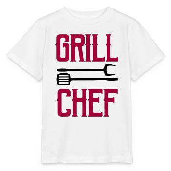 Grill Chef - Stanley/Stella MINI CREATOR Kids’ T-Shirt - white - Front - Maike (125cm)