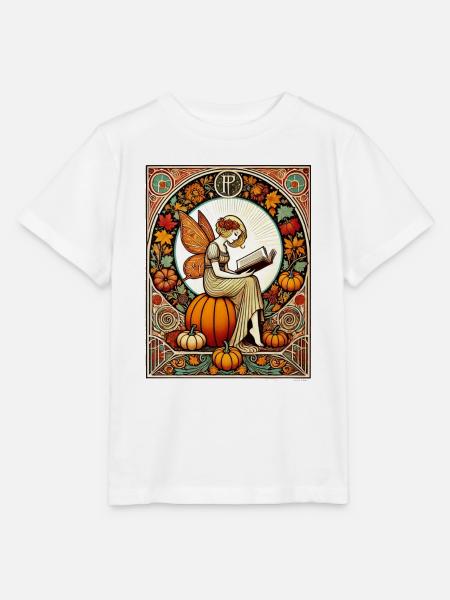 Herbstfee lesen - Stanley/Stella Kinder T-Shirt MINI CREATOR  - Weiß