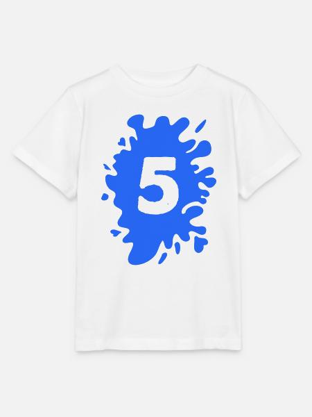 klecks 5 - Stanley/Stella Kinder T-Shirt MINI CREATOR  - Weiß