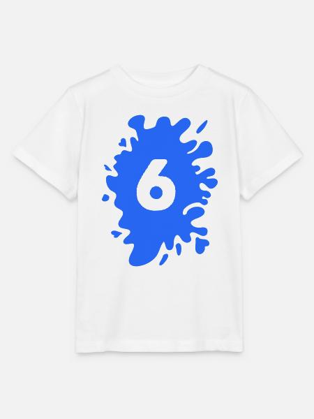Klecks 6 - Stanley/Stella Kinder T-Shirt MINI CREATOR - Weiß