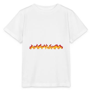 Flammen - Feuerreihe - Stanley/Stella Kinder T-Shirt MINI CREATOR  - Weiß - Vorne - Maike (125cm)