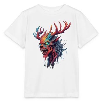 Wendigo / Evil Spirit / Possessive / Horror - Stanley/Stella MINI CREATOR Kids’ T-Shirt - white - Front - Maike (125cm)