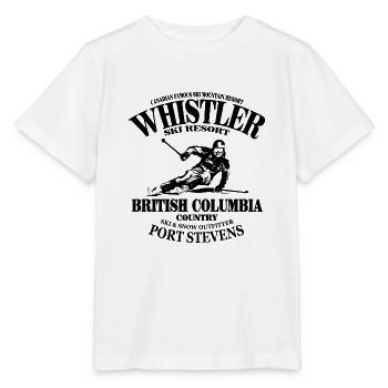 Alpine Ski - Kanada - Stanley/Stella Kinder T-Shirt MINI CREATOR  - Weiß - Vorne - Maike (125cm)