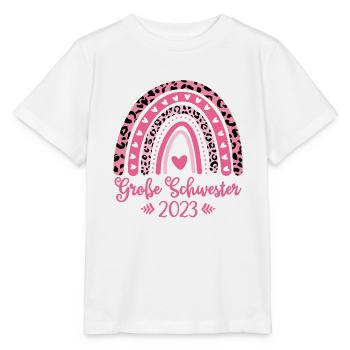 Große Schwester 2023 - Stanley/Stella Kinder T-Shirt MINI CREATOR  - Weiß - Vorne - Maike (125cm)