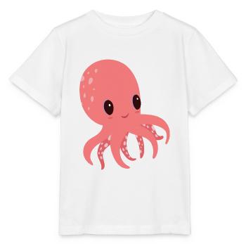Poulpe doux - T-shirt bio MINI CREATOR Stanley/Stella Enfant - blanc - Devant - Maike (125cm)