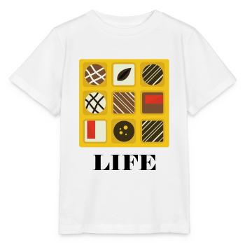 Box of Chocolates - Forrest Gump - Stanley/Stella MINI CREATOR Kids’ T-Shirt - white - Front - Maike (125cm)