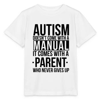 Autism doesn't come with a manual - Stanley/Stella MINI CREATOR Kids’ T-Shirt - white - Front - Maike (125cm)
