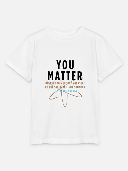 you matter - Stanley/Stella Kinder T-Shirt MINI CREATOR - Weiß