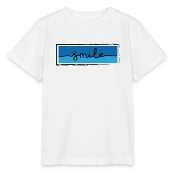 Smile - Stanley/Stella MINI CREATOR Kids’ T-Shirt - white - Front - Maike (125cm)