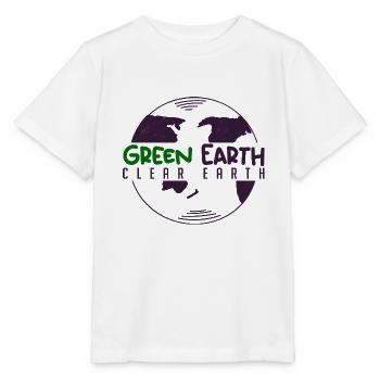 Green Earth , Clear Earth - Stanley/Stella MINI CREATOR Kids’ T-Shirt - white - Front - Maike (125cm)