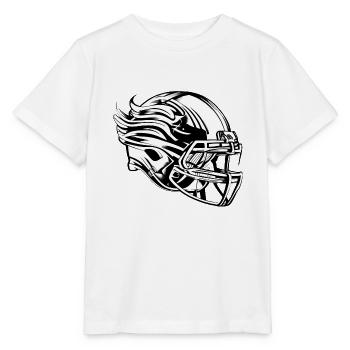 Football Helmet American Football Equipment Gear - Stanley/Stella MINI CREATOR Kids’ T-Shirt - white - Front - Maike (125cm)