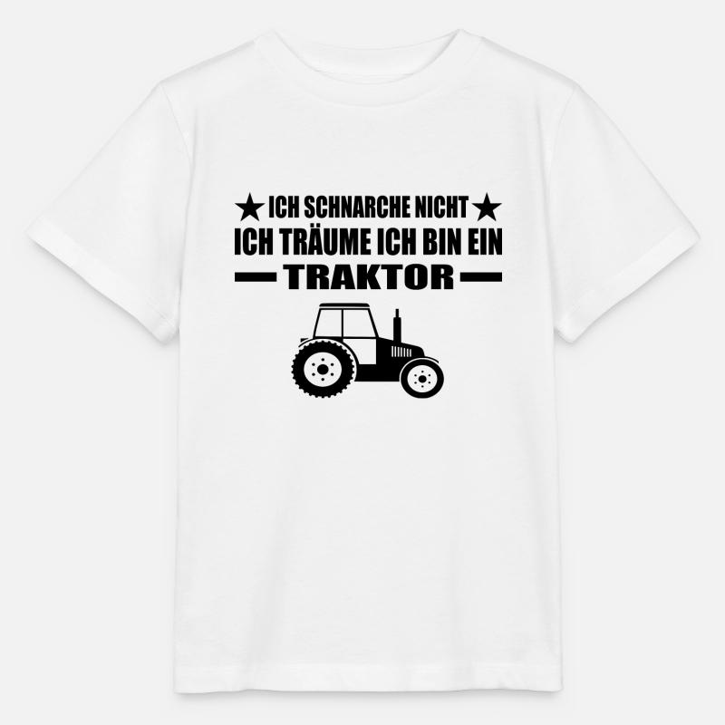 Traktor - Stanley/Stella Kinder T-Shirt MINI CREATOR  - Weiß