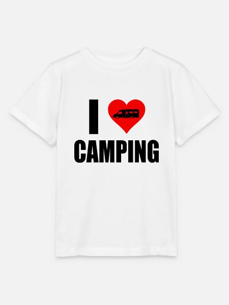camping - Stanley/Stella Kinder T-Shirt MINI CREATOR - Weiß