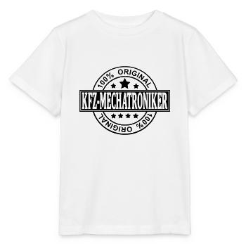 Kfz Mechatroniker - Stanley/Stella Kinder T-Shirt MINI CREATOR  - Weiß - Vorne - Maike (125cm)