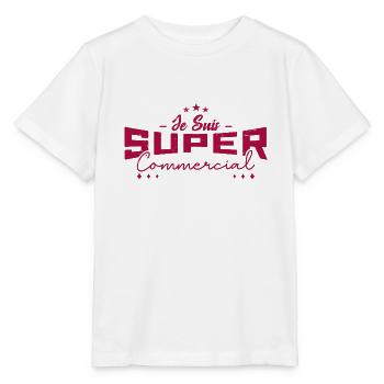 Super commercial - T-shirt bio MINI CREATOR Stanley/Stella Enfant - blanc - Devant - Maike (125cm)