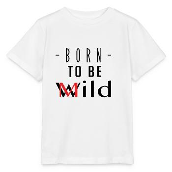 Born To Be Mild - Stanley/Stella MINI CREATOR Kids’ T-Shirt - white - Front - Maike (125cm)