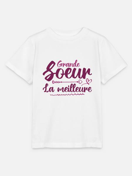 Beste große Schwester - Stanley/Stella Kinder T-Shirt MINI CREATOR - Weiß