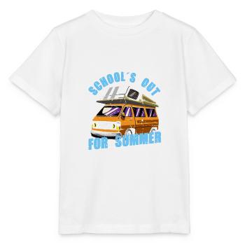 Schools out campers for students & teachers holidays - Stanley/Stella MINI CREATOR Kids’ T-Shirt - white - Front - Maike (125cm)