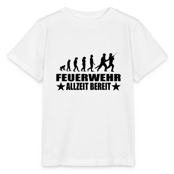 Feuerwehr - Stanley/Stella Kinder T-Shirt MINI CREATOR  - Weiß - Vorne - Maike (125cm)