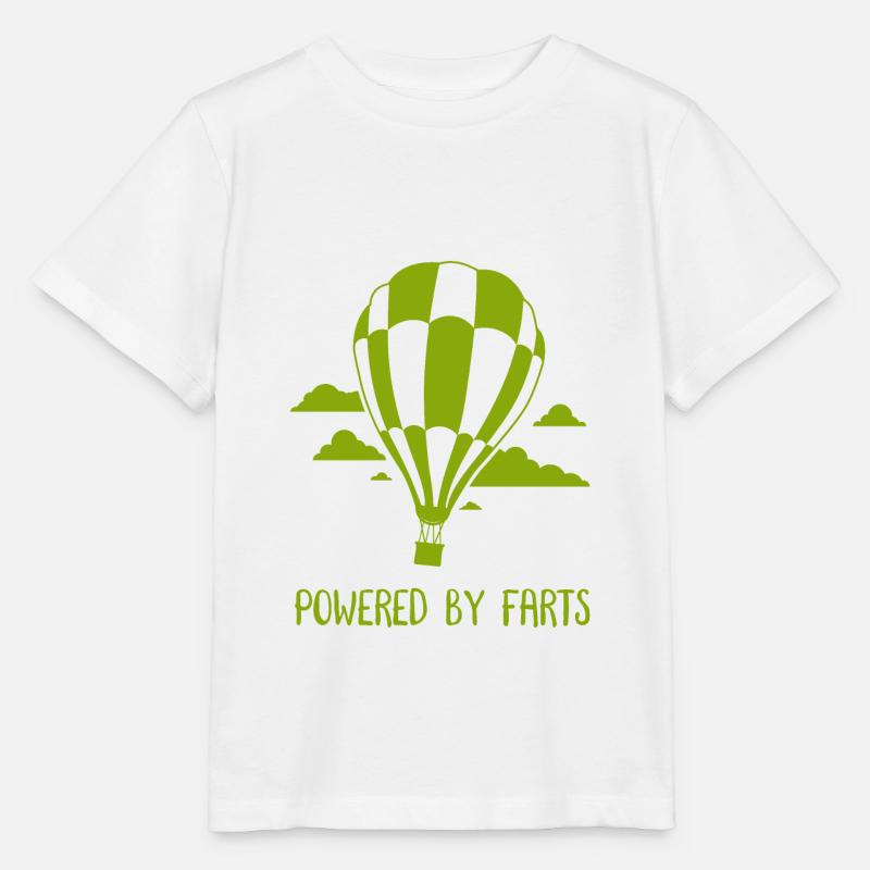 Ballonfahrer Ballonfahrt Heißluftballon - Stanley/Stella Kinder T-Shirt MINI CREATOR - Weiß