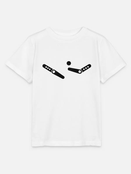 Pinball Arcade Spiel - Stanley/Stella Kinder T-Shirt MINI CREATOR - Weiß