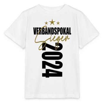 Verbandspokal Sieger 2024 - Stanley/Stella Kinder T-Shirt MINI CREATOR  - Weiß - Vorne - Maike (125cm)