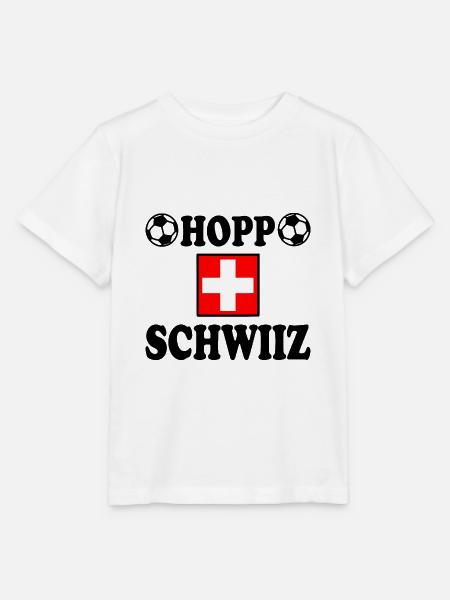 Hopp schwiiz - Stanley/Stella Kinder T-Shirt MINI CREATOR - Weiß