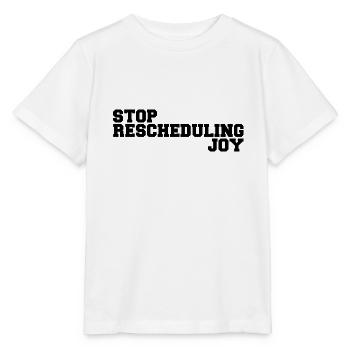 Stoppen Sie die Umplanung von Joy - Stanley/Stella Kinder T-Shirt MINI CREATOR  - Weiß - Vorne - Maike (125cm)
