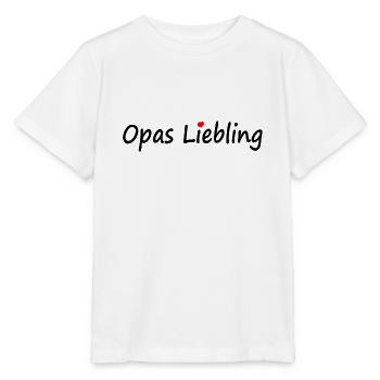 Grandpa's darling - Stanley/Stella MINI CREATOR Kids’ T-Shirt - white - Front - Maike (125cm)