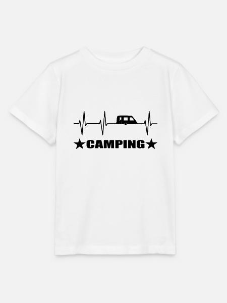 Camping - Stanley/Stella Kinder T-Shirt MINI CREATOR - Weiß