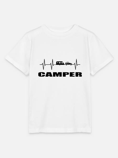 camping - Stanley/Stella Kinder T-Shirt MINI CREATOR - Weiß