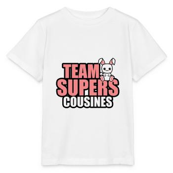 team supers cousines - T-shirt bio MINI CREATOR Stanley/Stella Enfant - blanc - Devant - Maike (125cm)