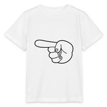 forefinger 01 - Stanley/Stella MINI CREATOR Kids’ T-Shirt - white - Front - Maike (125cm)
